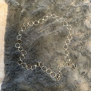 Wild Fable Silver Circle Link Belt
